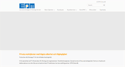 Desktop Screenshot of epm.se