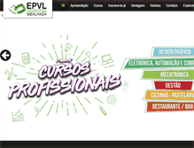 Tablet Screenshot of epm.edu.pt
