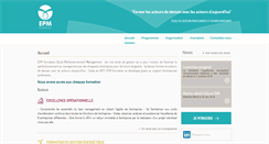 Desktop Screenshot of epm.be